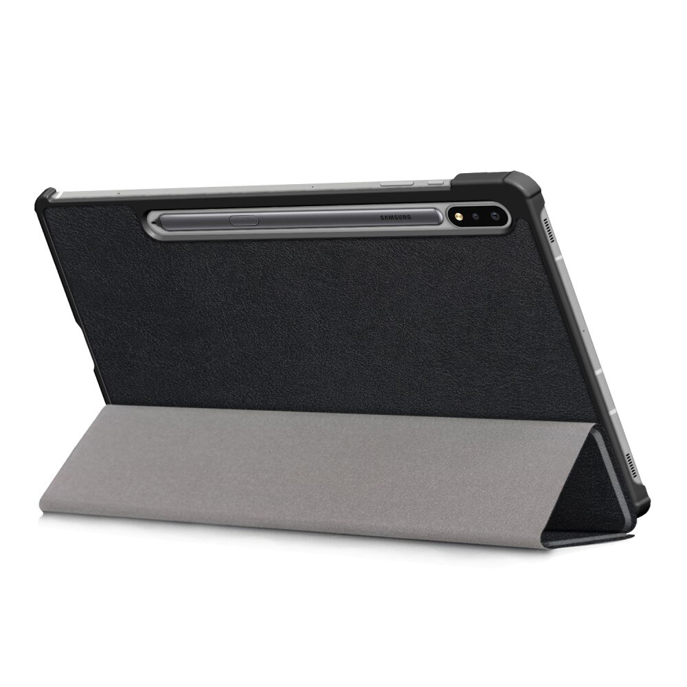 Samsung Galaxy Tab S7 FE Tri-Fold Case Schutzhülle Schwarz