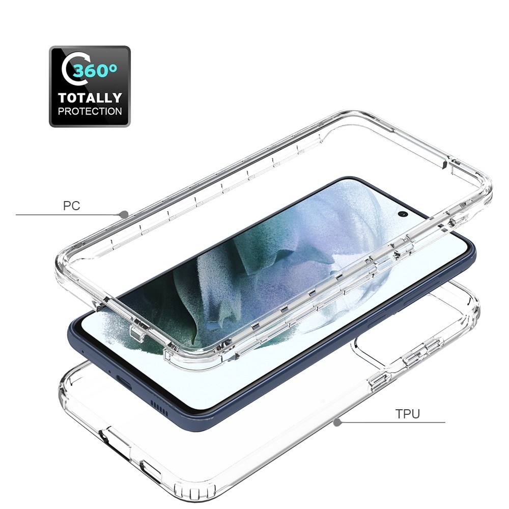 Samsung Galaxy S21 FE Full Cover Hülle transparent