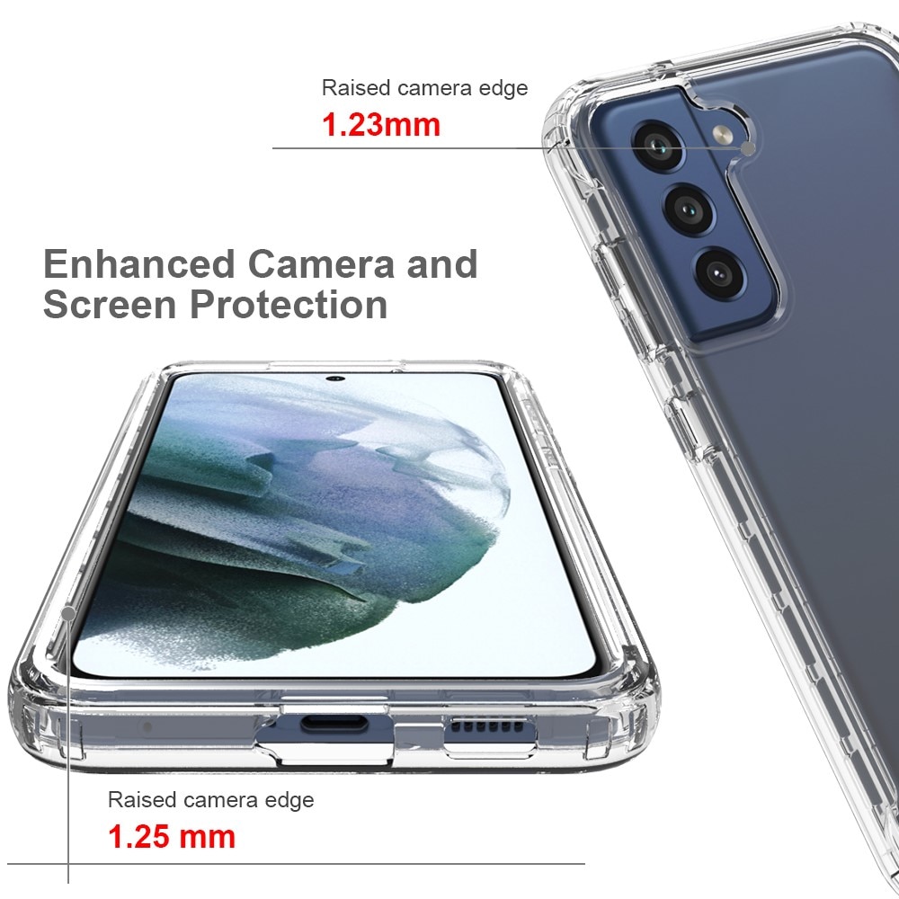 Samsung Galaxy S21 FE Full Cover Hülle transparent