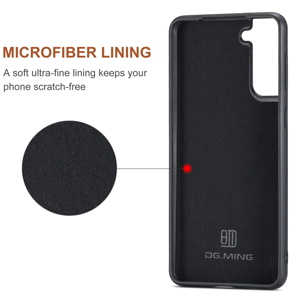 Magnetic Card Slot Case Samsung Galaxy S21 FE Schwarz