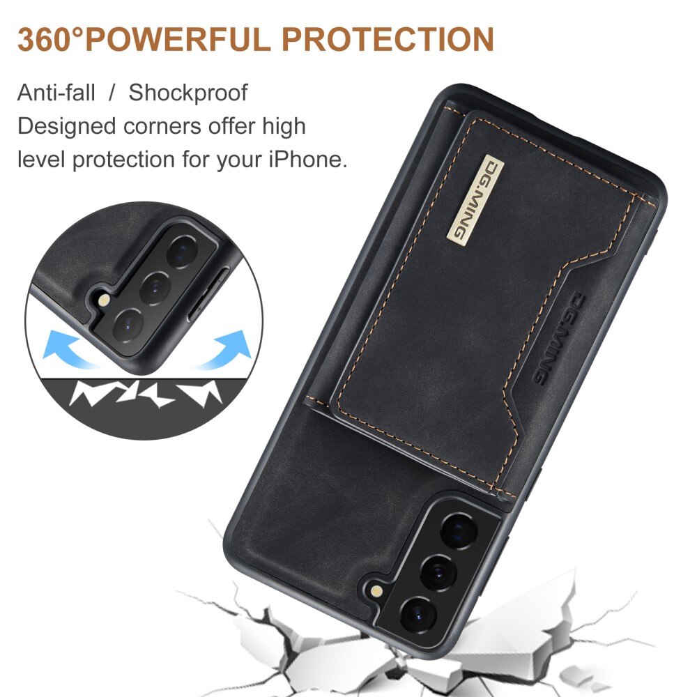 Magnetic Card Slot Case Samsung Galaxy S21 FE Schwarz