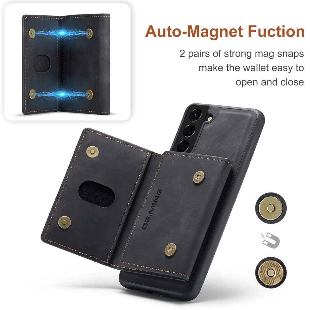 Magnetic Card Slot Case Samsung Galaxy S21 FE Schwarz