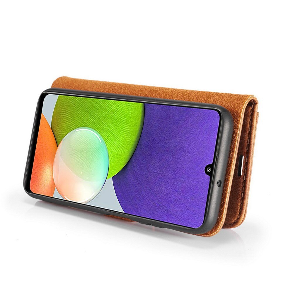 Handytasche Magnetische Samsung Galaxy A22 4G Cognac