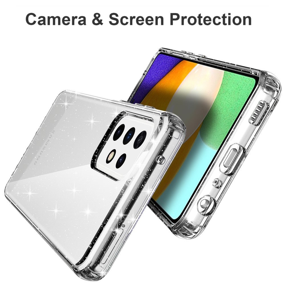 Samsung Galaxy A52 5G Glitter TPU Case Transparent