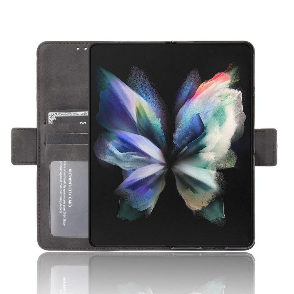 Samsung Galaxy Z Fold 3 Multi Portemonnaie-Hülle Schwarz