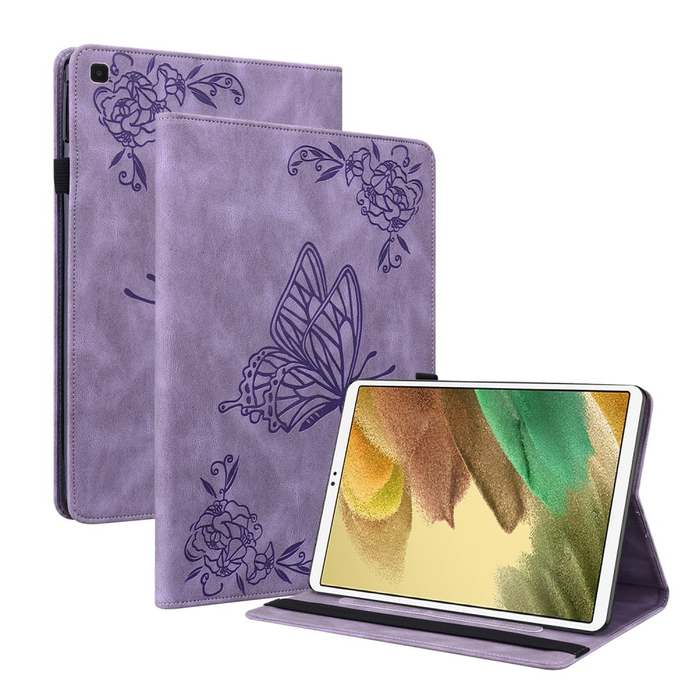 Samsung Galaxy Tab A7 Lite Handytasche Schmetterling lila