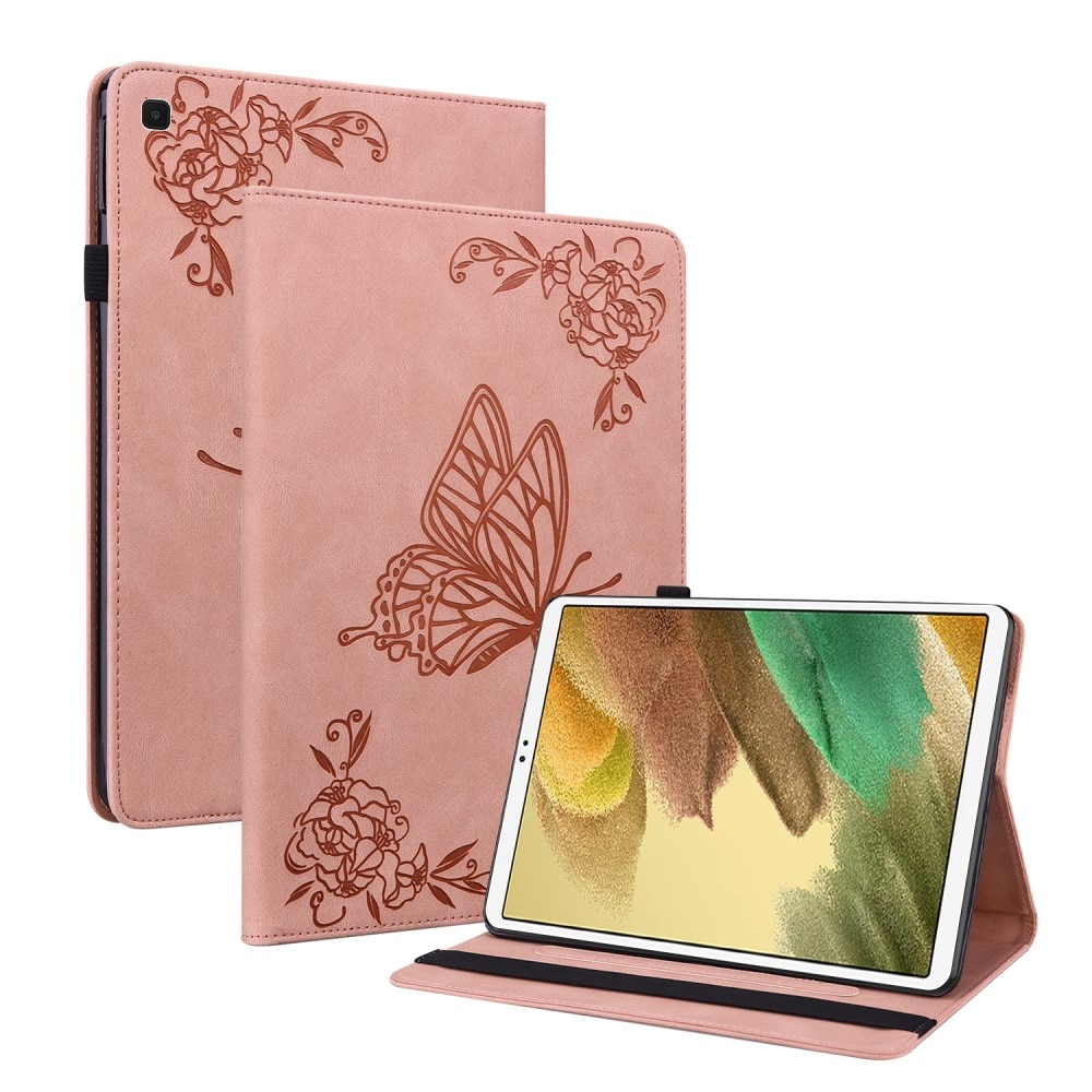 Samsung Galaxy Tab A7 Lite Handytasche Schmetterling rosa