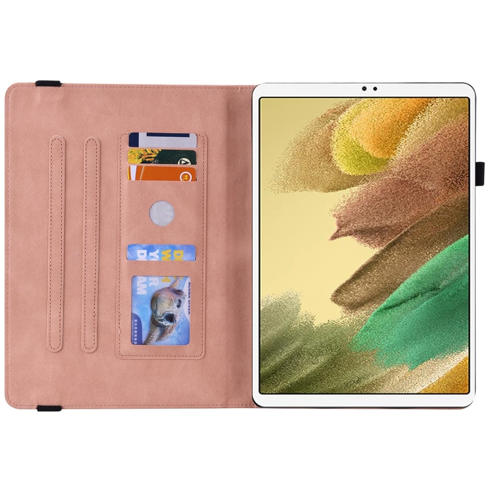 Samsung Galaxy Tab A7 Lite Handytasche Schmetterling rosa