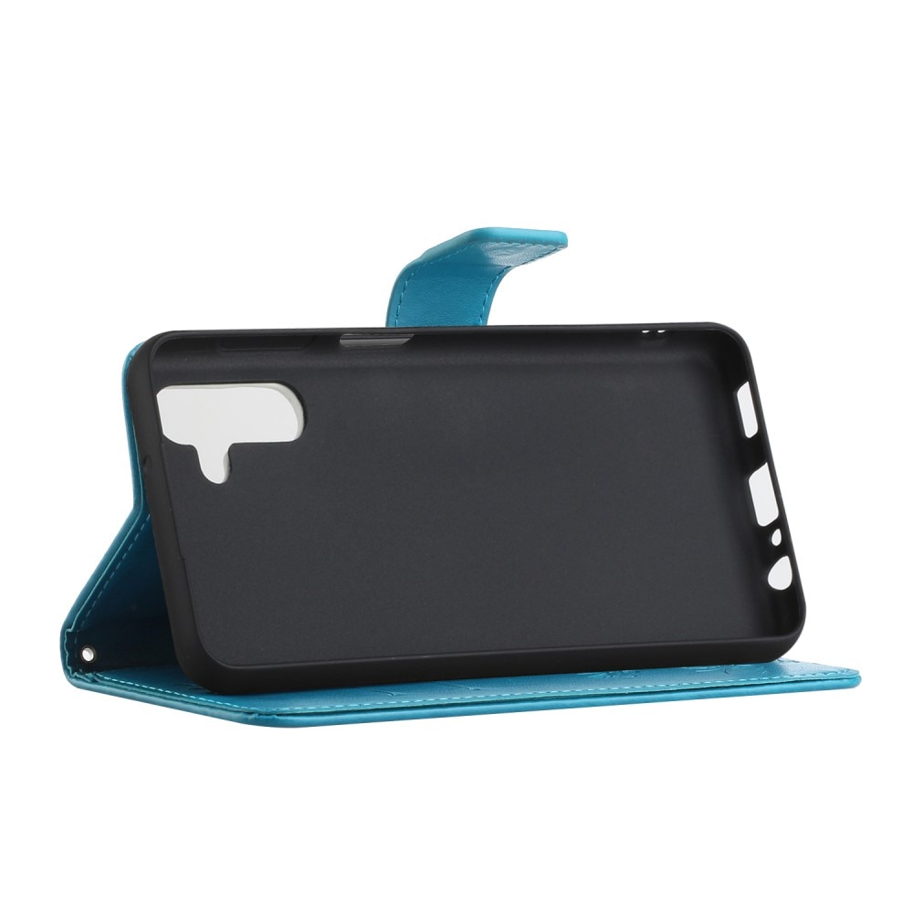 Samsung Galaxy A04s Handyhülle mit Schmetterlingsmuster, Blau