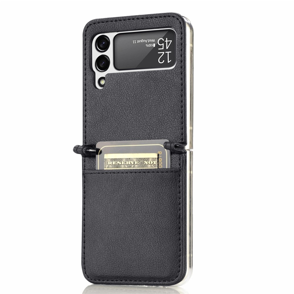 Slim Card Wallet Samsung Galaxy Z Flip 3 Schwarz