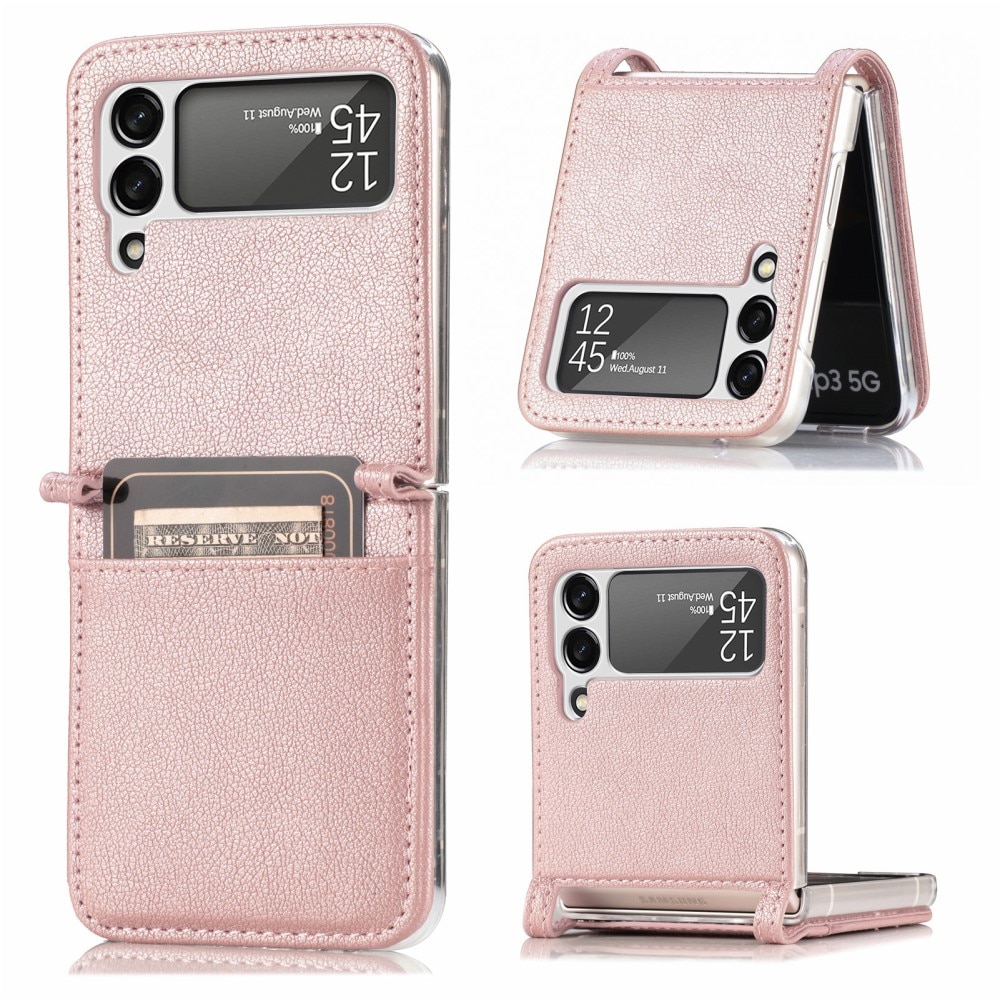 Slim Card Wallet Samsung Galaxy Z Flip 3 Rosa