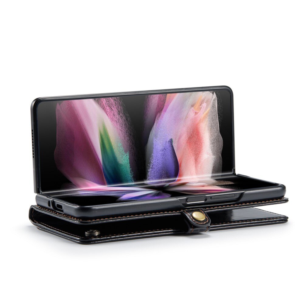 Lederhülle Samsung Galaxy Z Fold 3 Schwarz