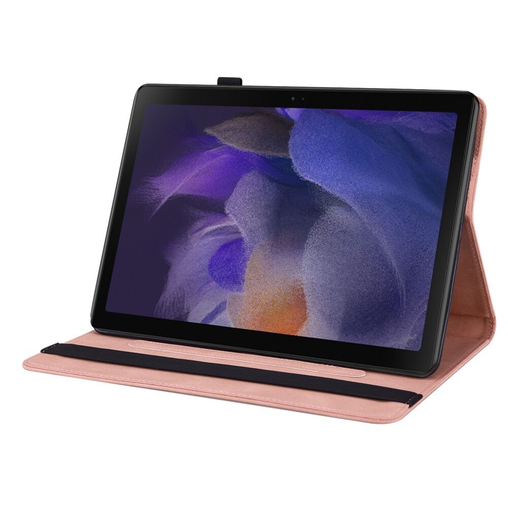 Samsung Galaxy Tab A8 Handytasche Schmetterling Rosa