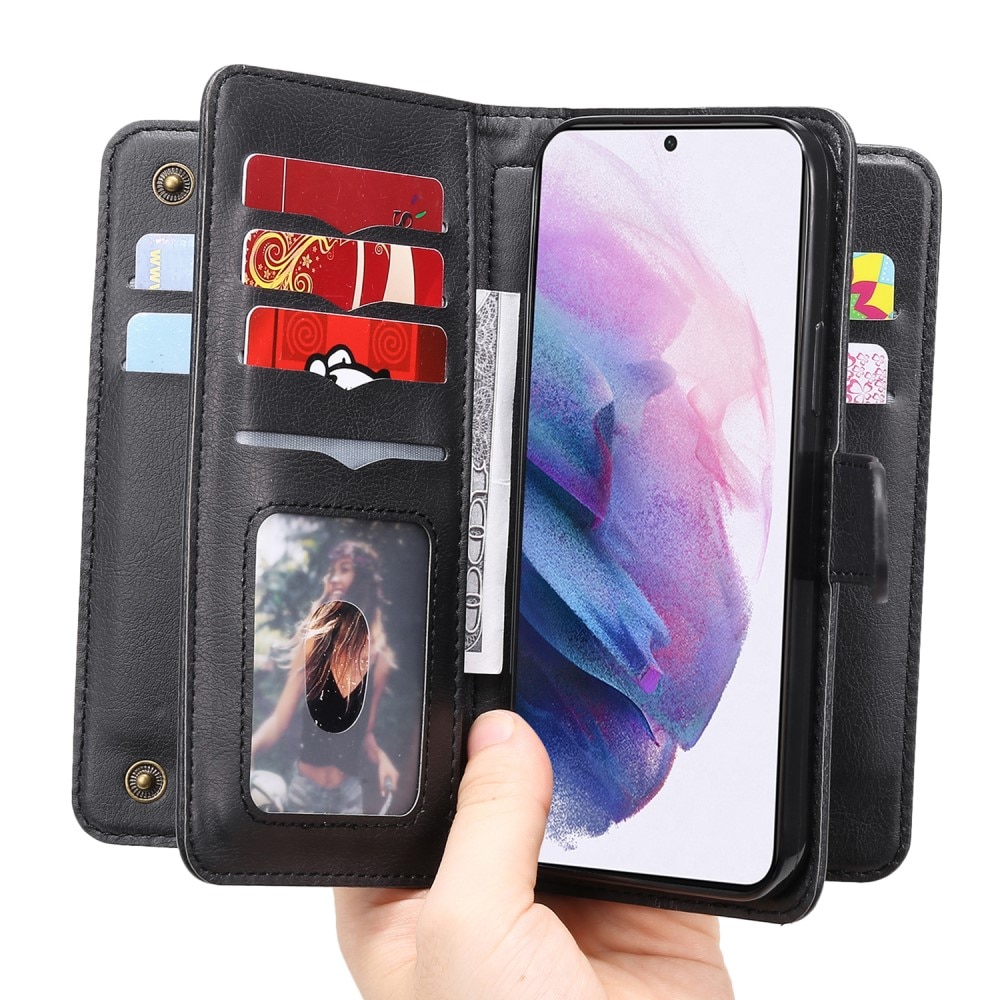 Samsung Galaxy S22 Handytasche Multi-slot Schwarz