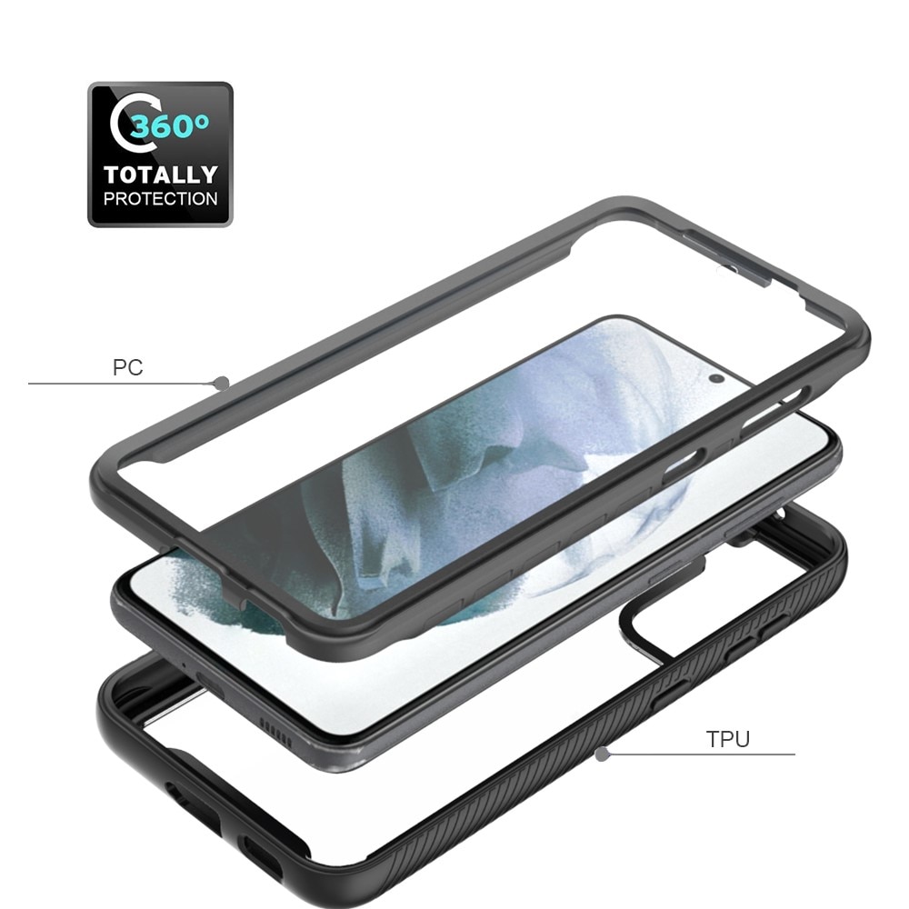 Samsung Galaxy S21 FE Full Protection Case schwarz