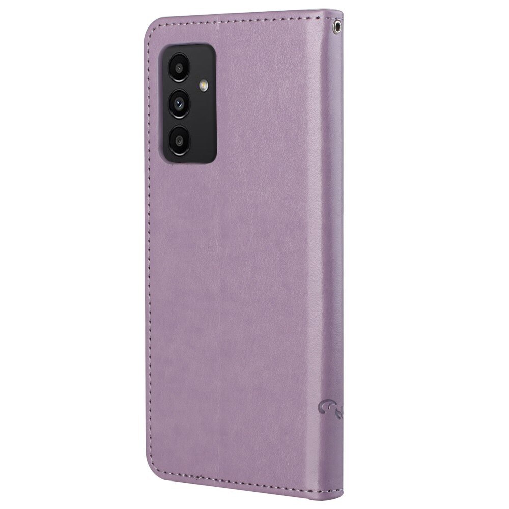 Samsung Galaxy A13 Handyhülle mit Schmetterlingsmuster, Lila
