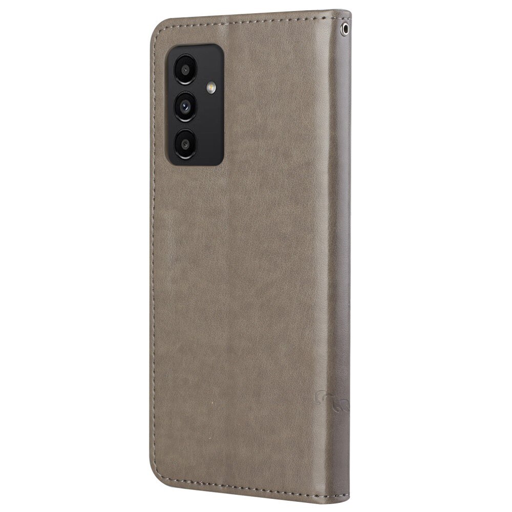 Samsung Galaxy A13 Handyhülle mit Schmetterlingsmuster, Grau