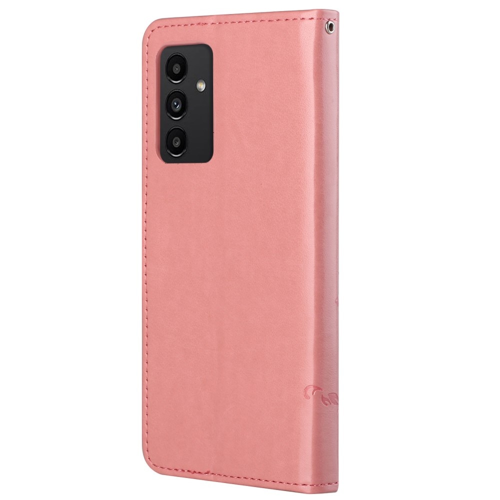 Samsung Galaxy A13 Handyhülle mit Schmetterlingsmuster, Rosa