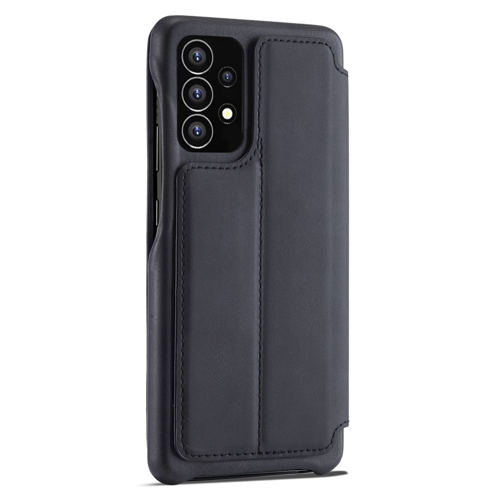 Slim Portemonnaie-Hülle Samsung Galaxy A53 Schwarz