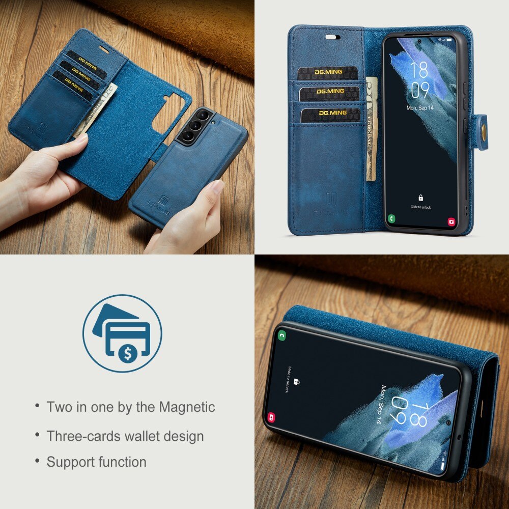 Handytasche Magnetische Samsung Galaxy S22 Plus Blau