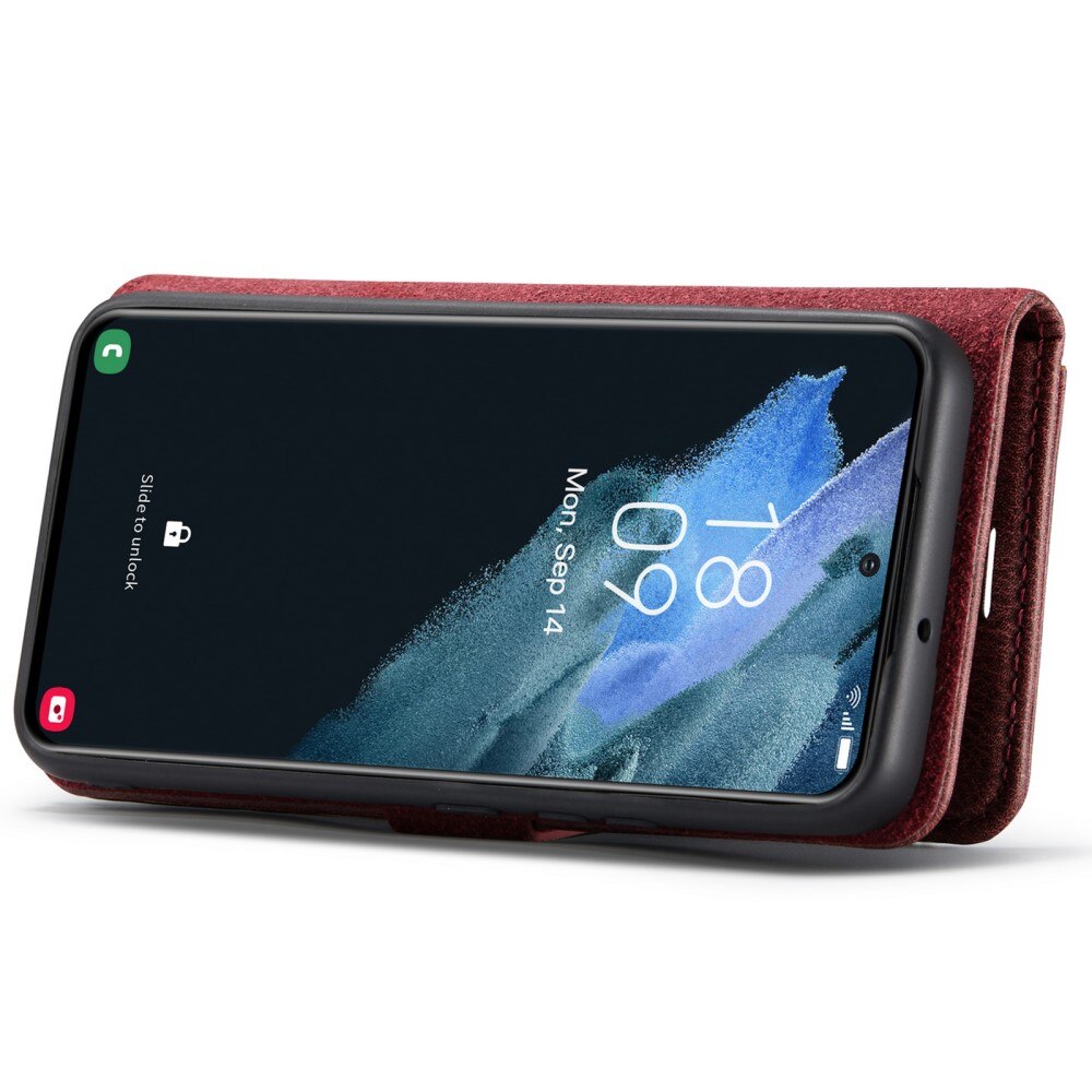 Handytasche Magnetische Samsung Galaxy S22 Plus Rot