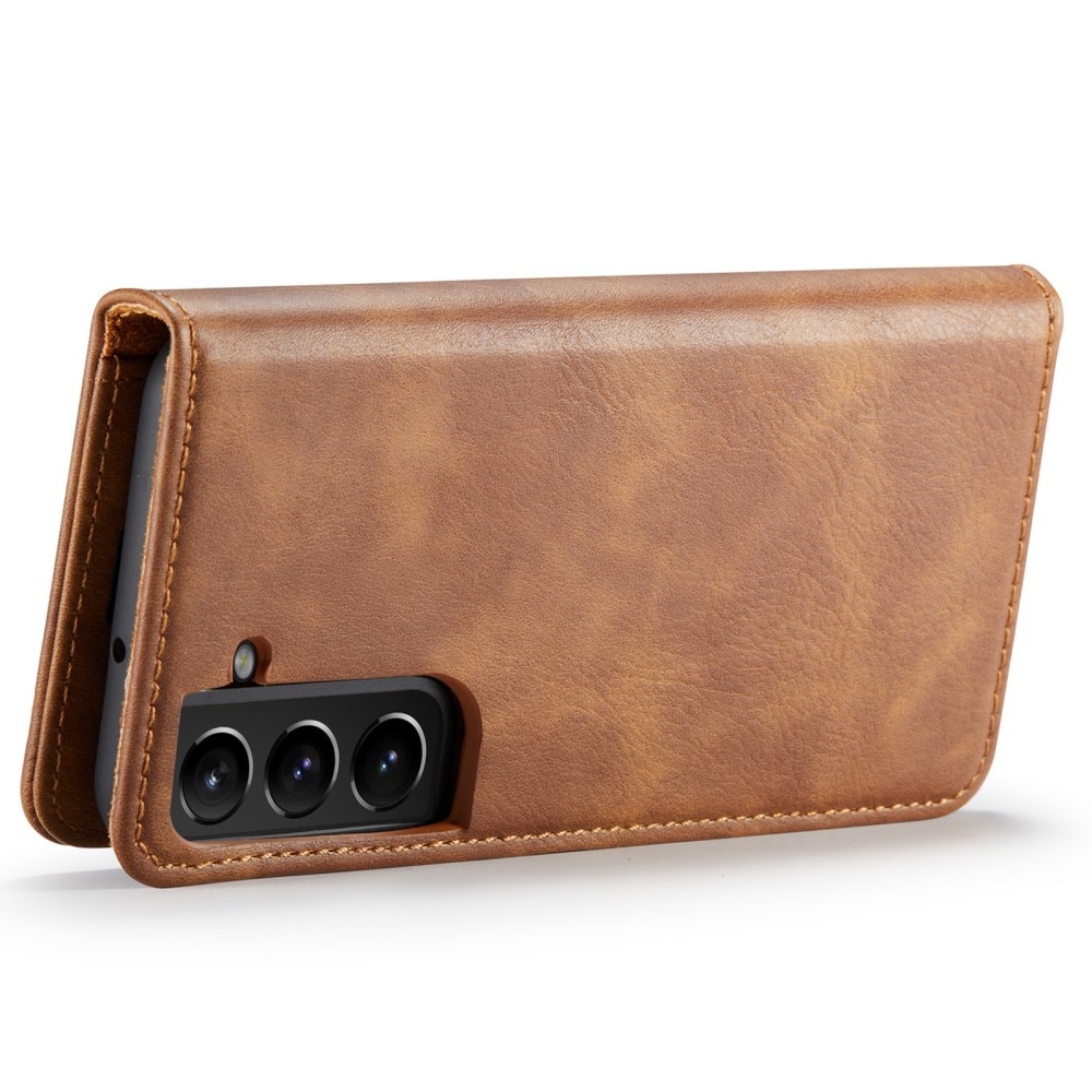 Handytasche Magnetische Samsung Galaxy S22 Plus Cognac