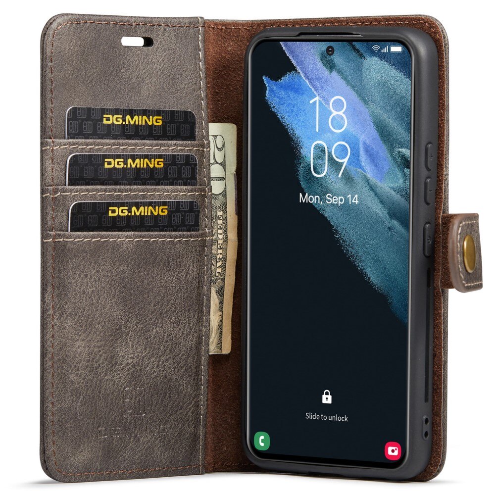 Handytasche Magnetische Samsung Galaxy S22 Plus Braun