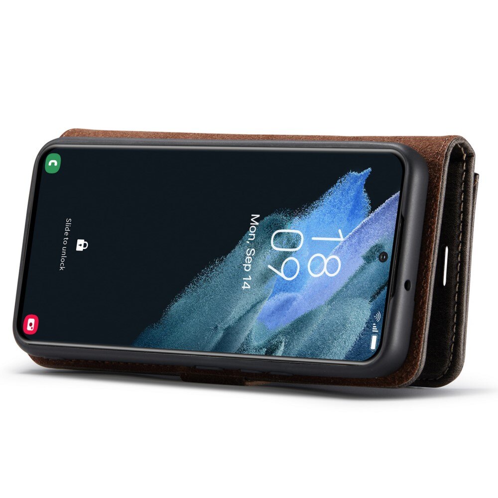 Handytasche Magnetische Samsung Galaxy S22 Plus Braun