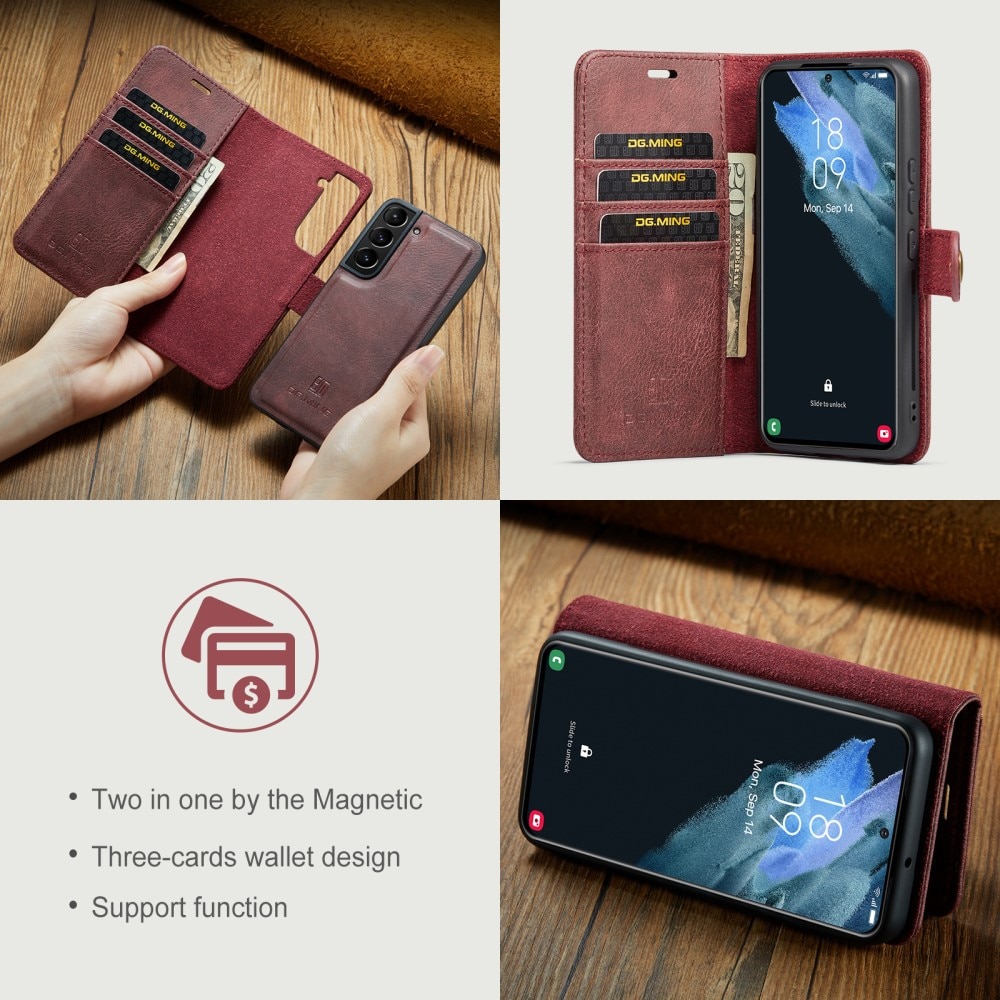 Handytasche Magnetische Samsung Galaxy S22 Red