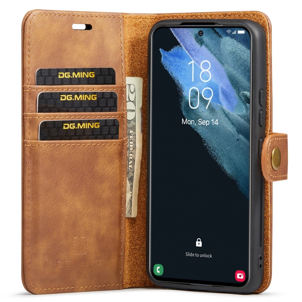 Handytasche Magnetische Samsung Galaxy S22 Cognac