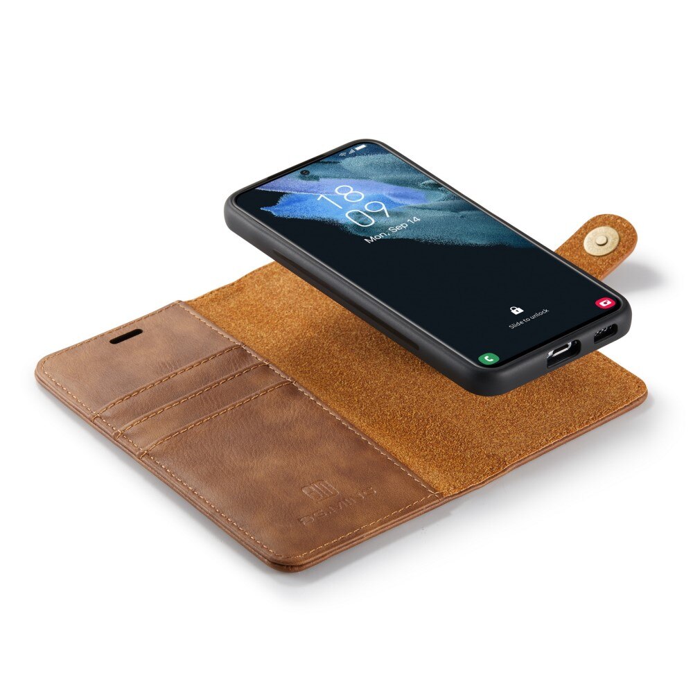 Handytasche Magnetische Samsung Galaxy S22 Cognac