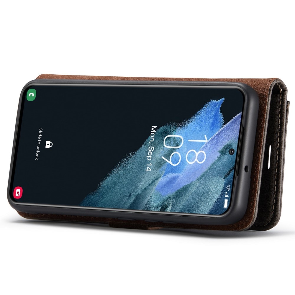 Handytasche Magnetische Samsung Galaxy S22 Brown