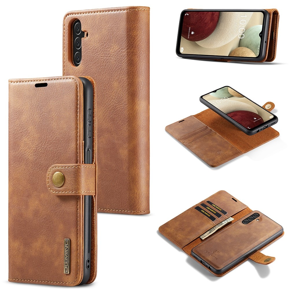 Handytasche Magnetische Samsung Galaxy A04s Cognac