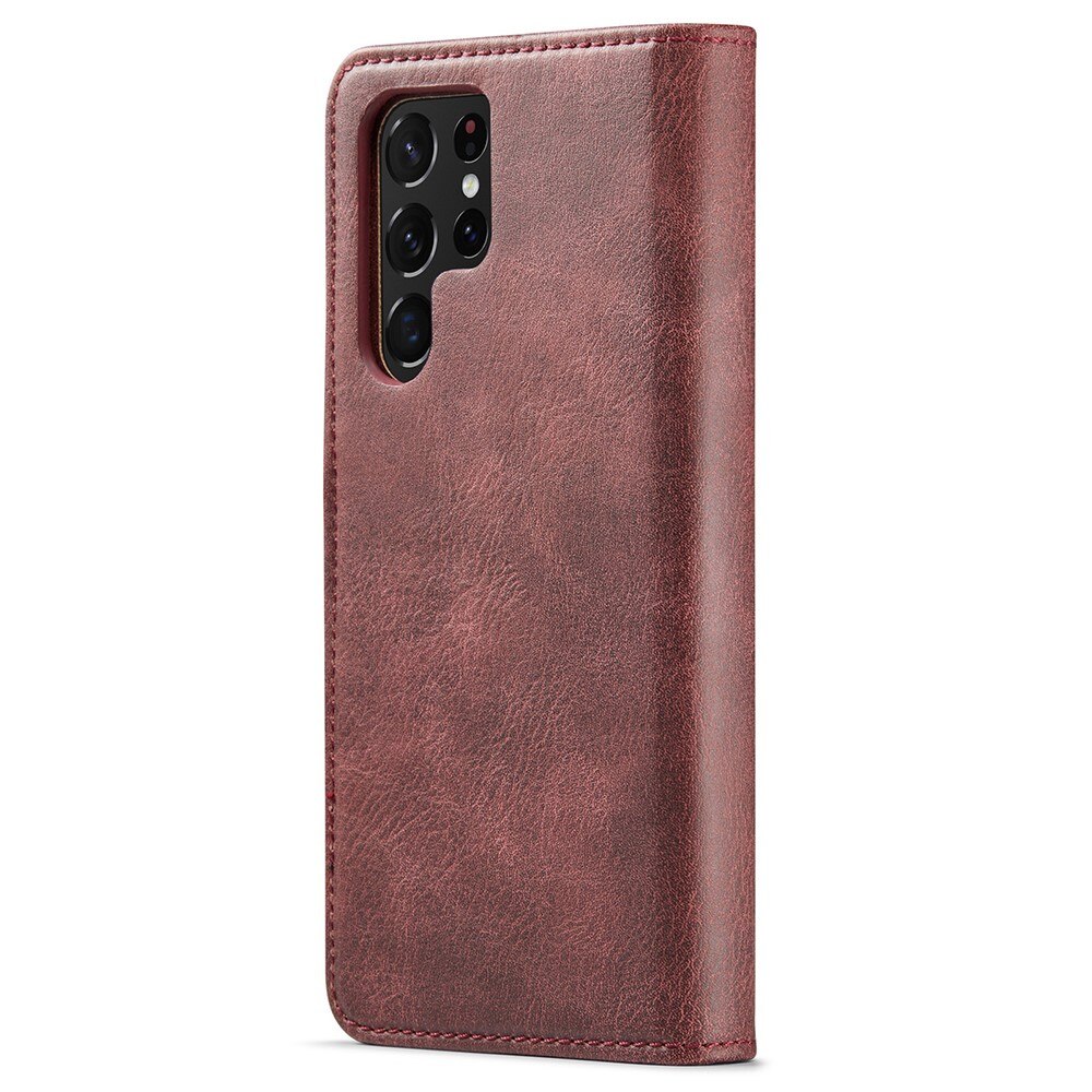 Handytasche Magnetische Samsung Galaxy S22 Ultra Rot
