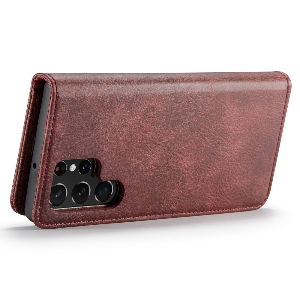 Handytasche Magnetische Samsung Galaxy S22 Ultra Rot
