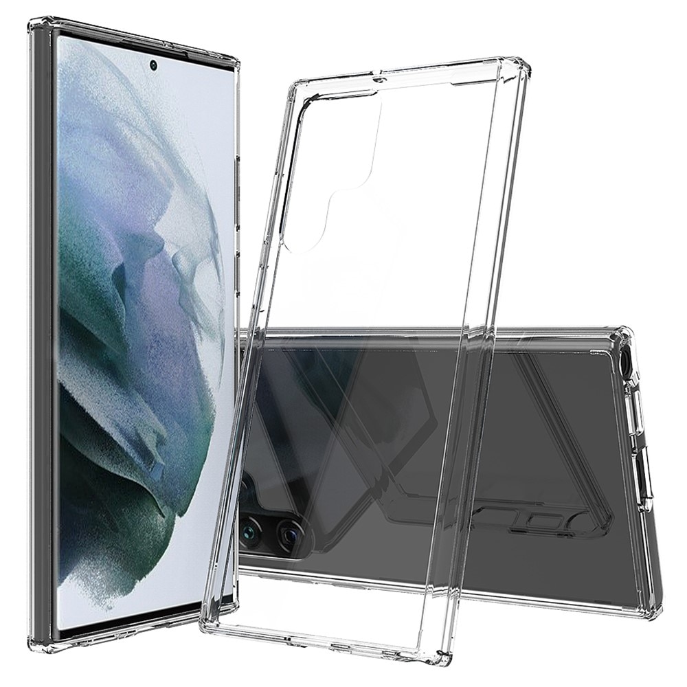 Samsung Galaxy S22 Ultra hybride Handyhülle Crystal Hybrid, durchsichtig