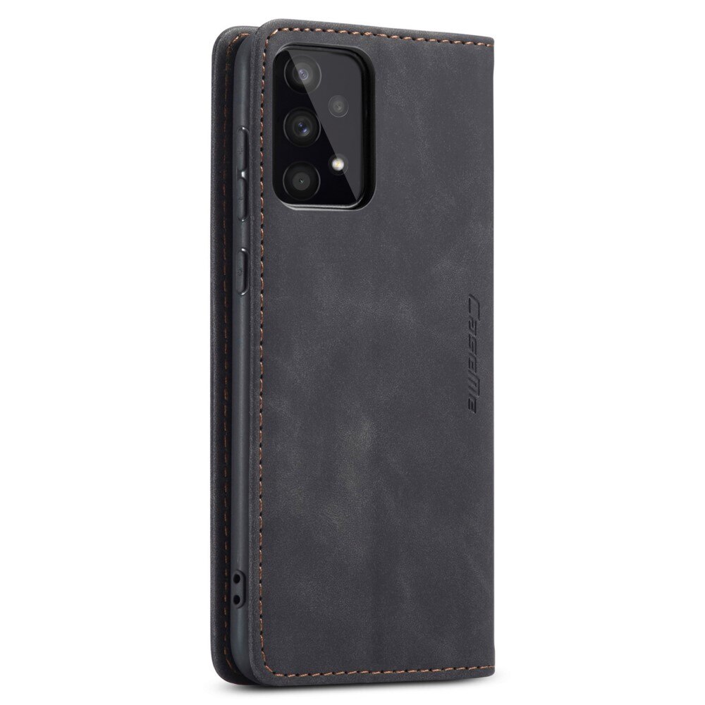 Slim Portemonnaie-Hülle Samsung Galaxy A53 Schwarz