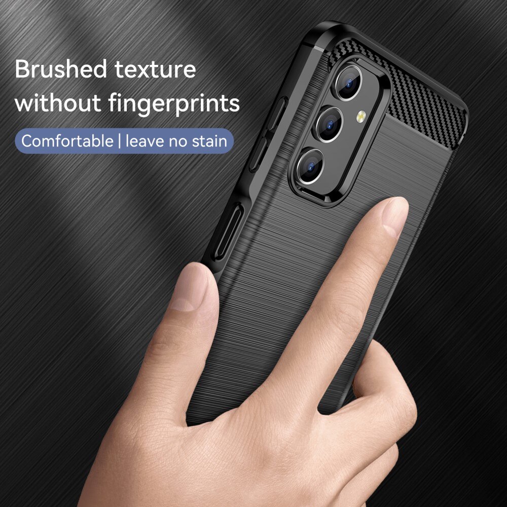 Samsung Galaxy A04s/Galaxy A13 Hülle TPU Brushed Schwarz