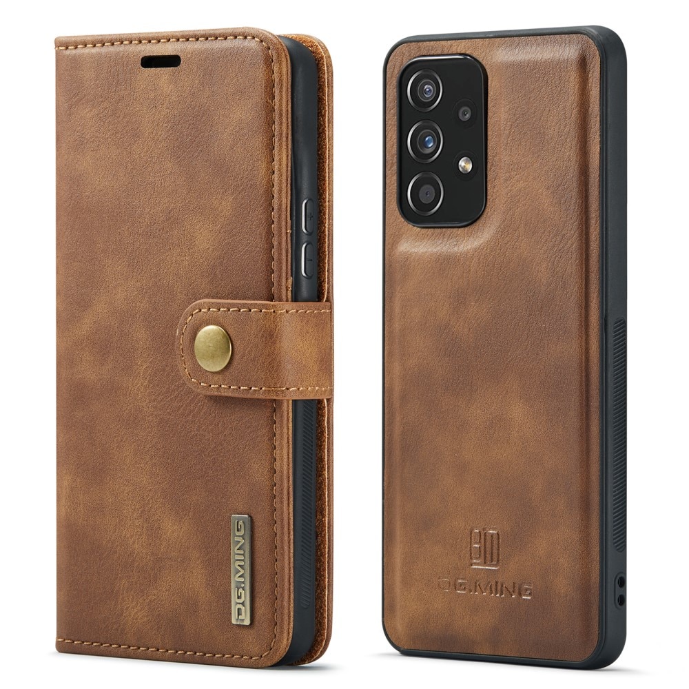 Handytasche Magnetische Samsung Galaxy A53 Cognac