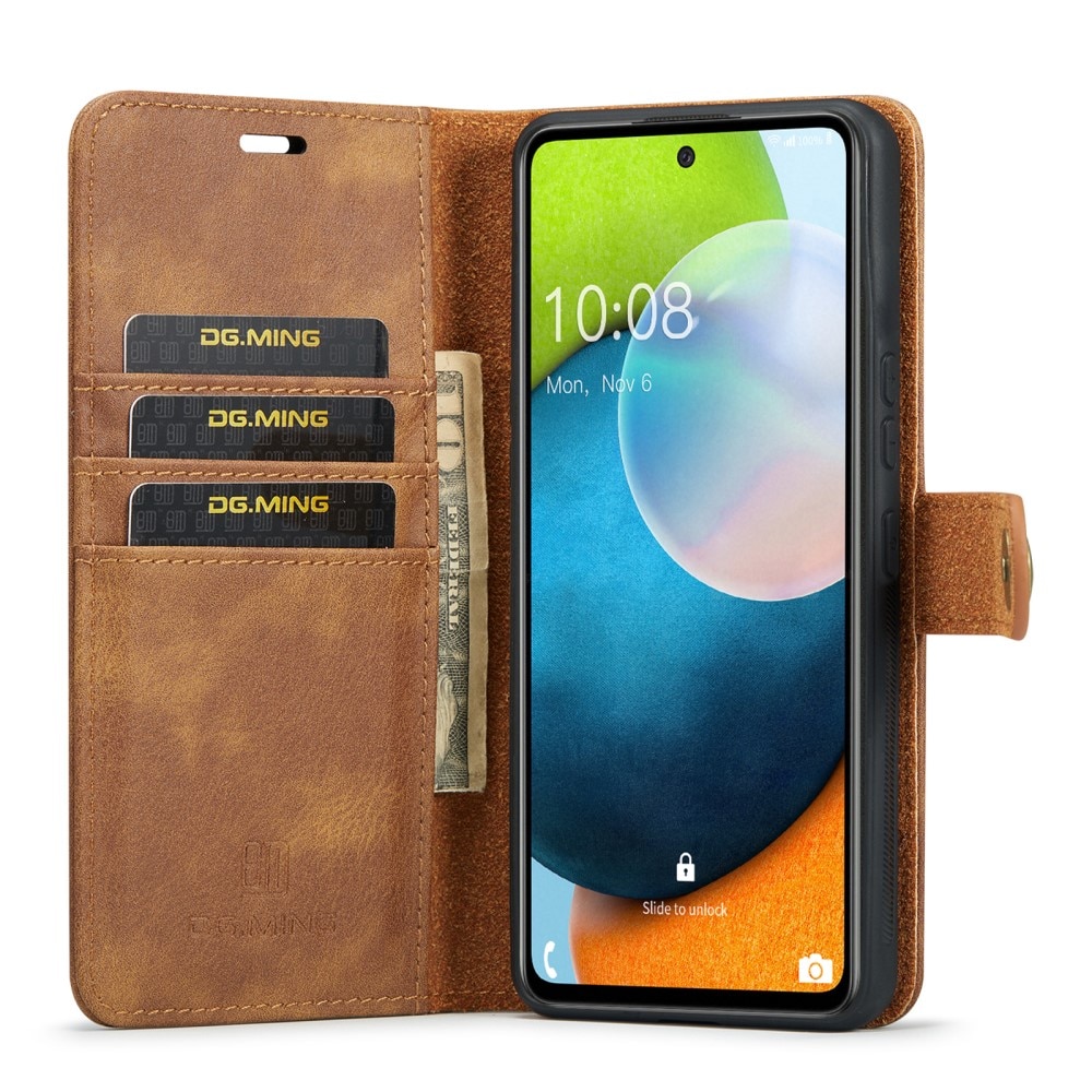 Handytasche Magnetische Samsung Galaxy A53 Cognac