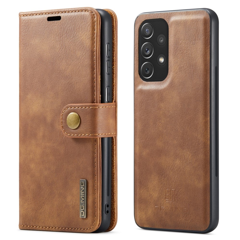 Handytasche Magnetische Samsung Galaxy A73 5G Cognac