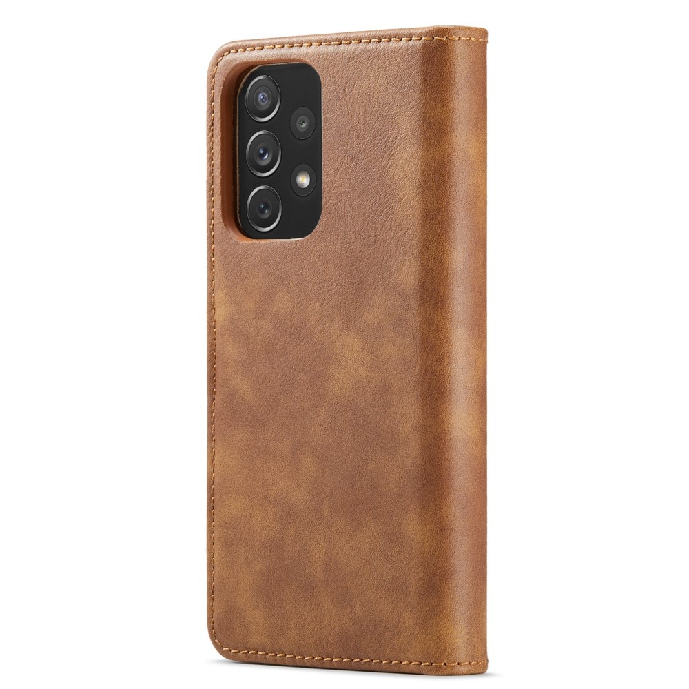 Handytasche Magnetische Samsung Galaxy A73 5G Cognac