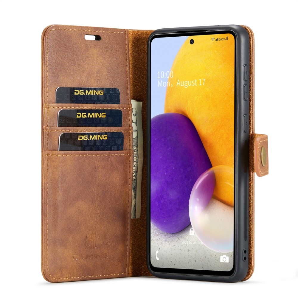 Handytasche Magnetische Samsung Galaxy A73 5G Cognac