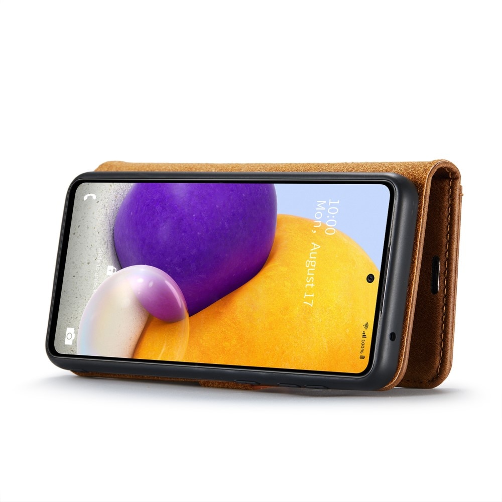 Handytasche Magnetische Samsung Galaxy A73 5G Cognac