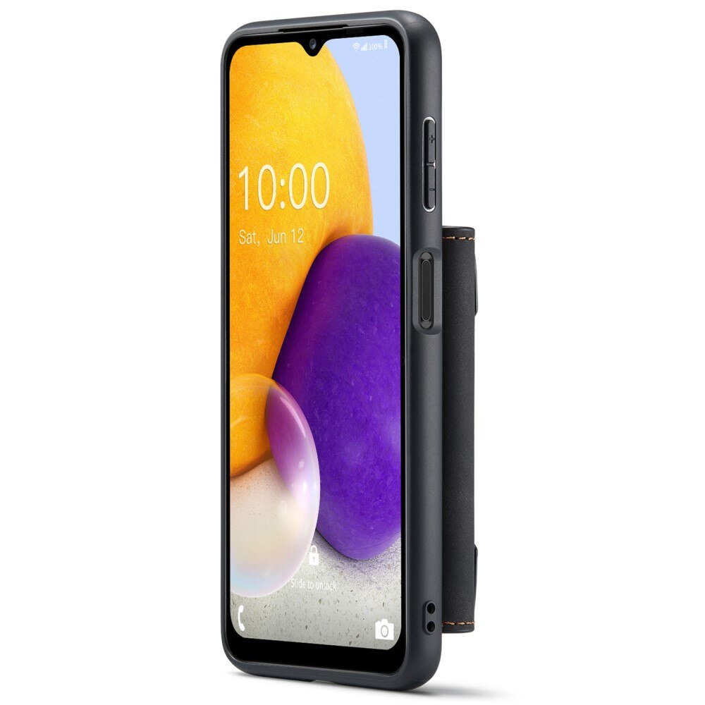 Magnetic Card Slot Case Samsung Galaxy A13 Schwarz
