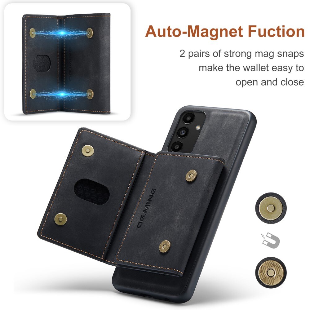 Magnetic Card Slot Case Samsung Galaxy A13 Schwarz