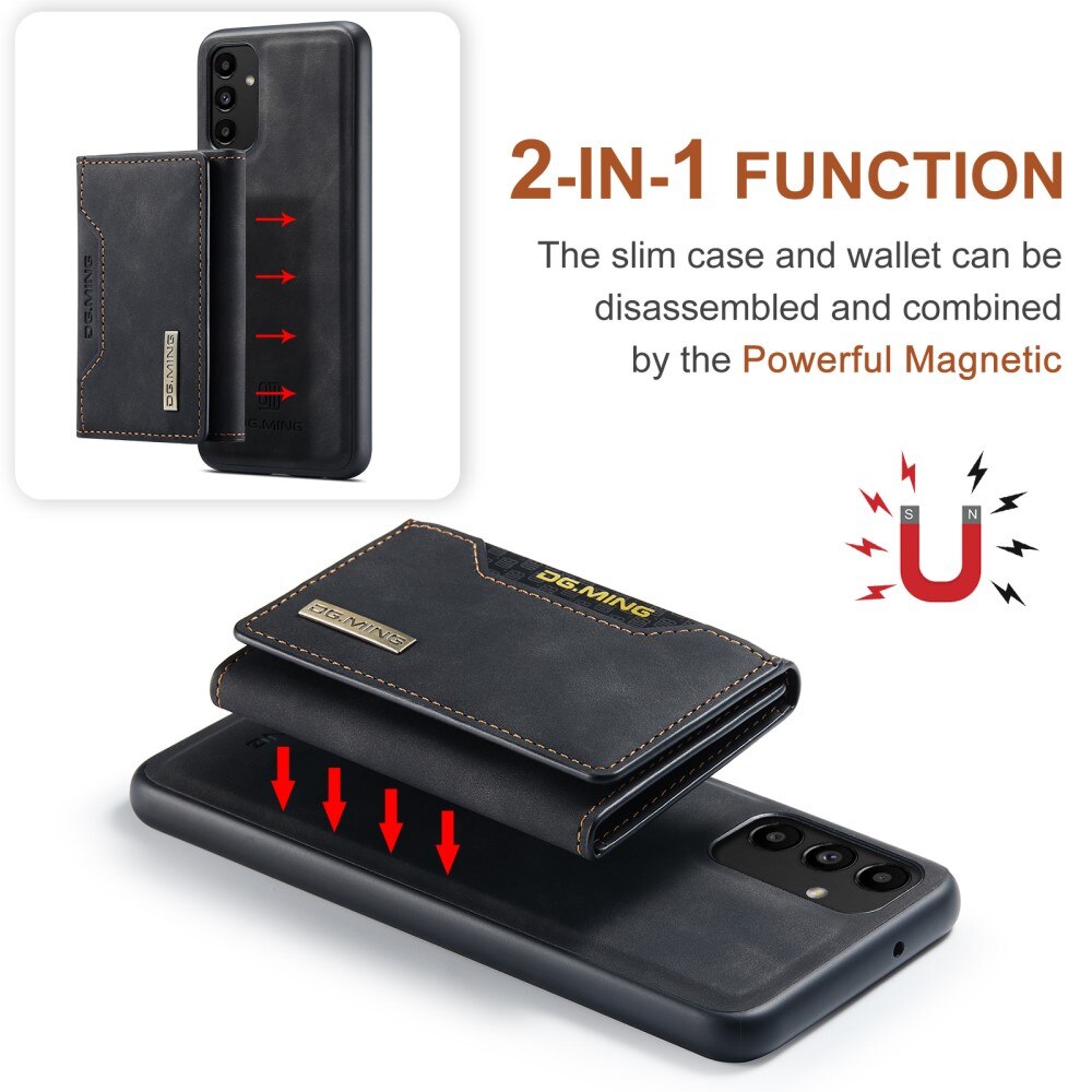 Magnetic Card Slot Case Samsung Galaxy A13 Schwarz