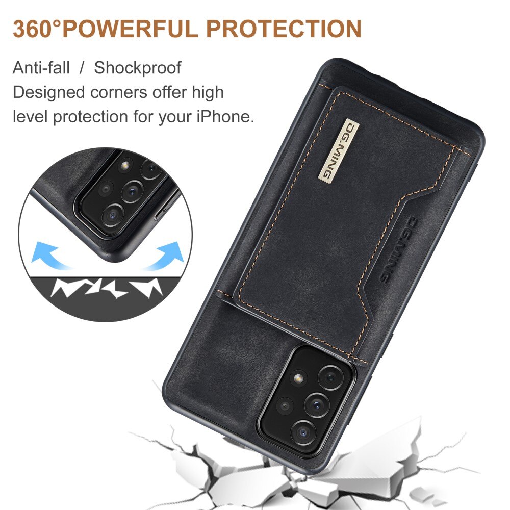 Magnetic Card Slot Case Samsung Galaxy A33 Schwarz