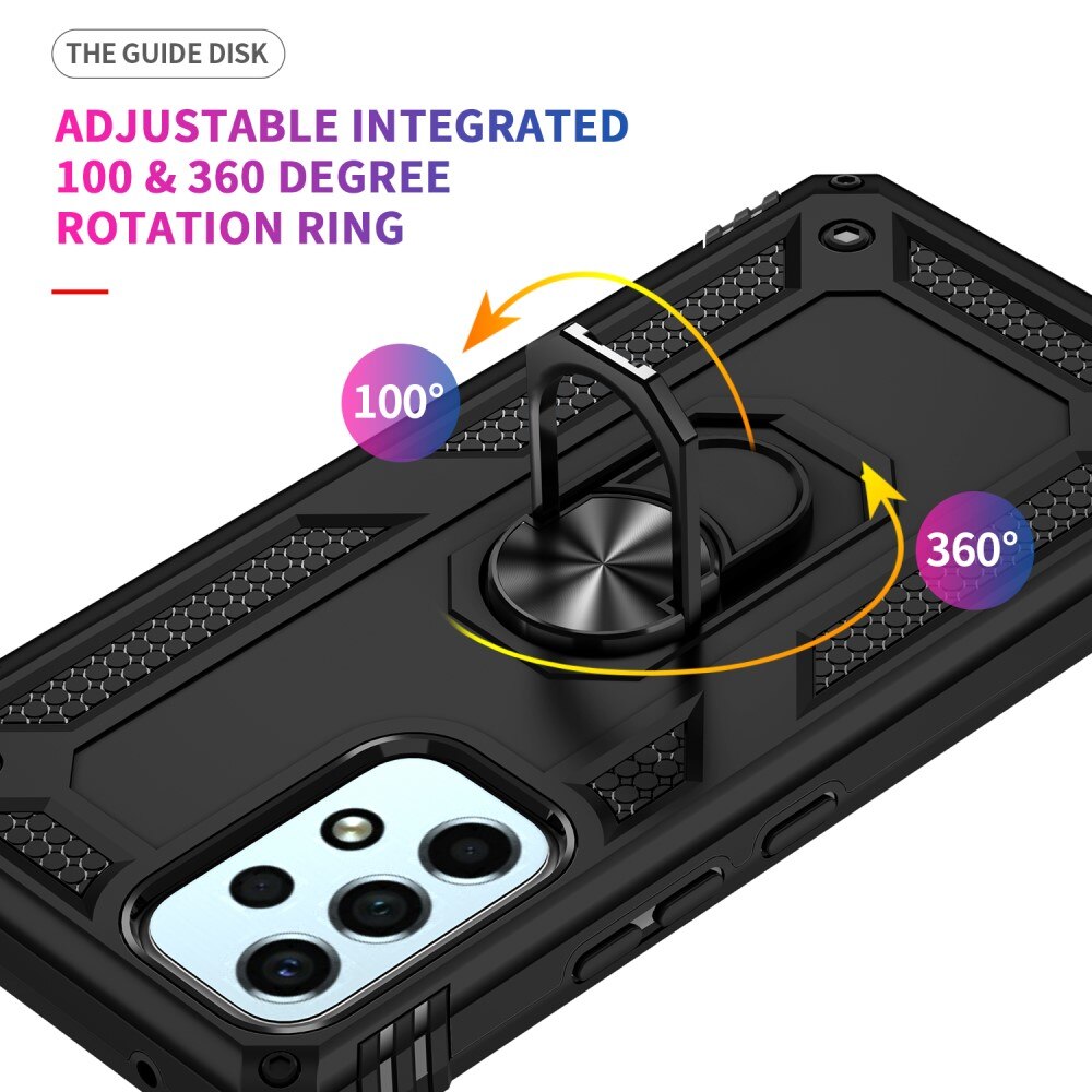 Samsung Galaxy A53 Hybrid-Hülle Tech Ring Schwarz