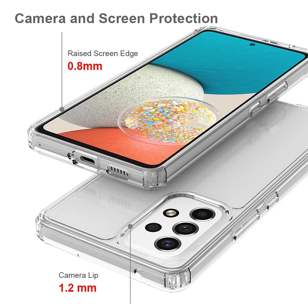 Samsung Galaxy A53 hybride Handyhülle Crystal Hybrid, durchsichtig